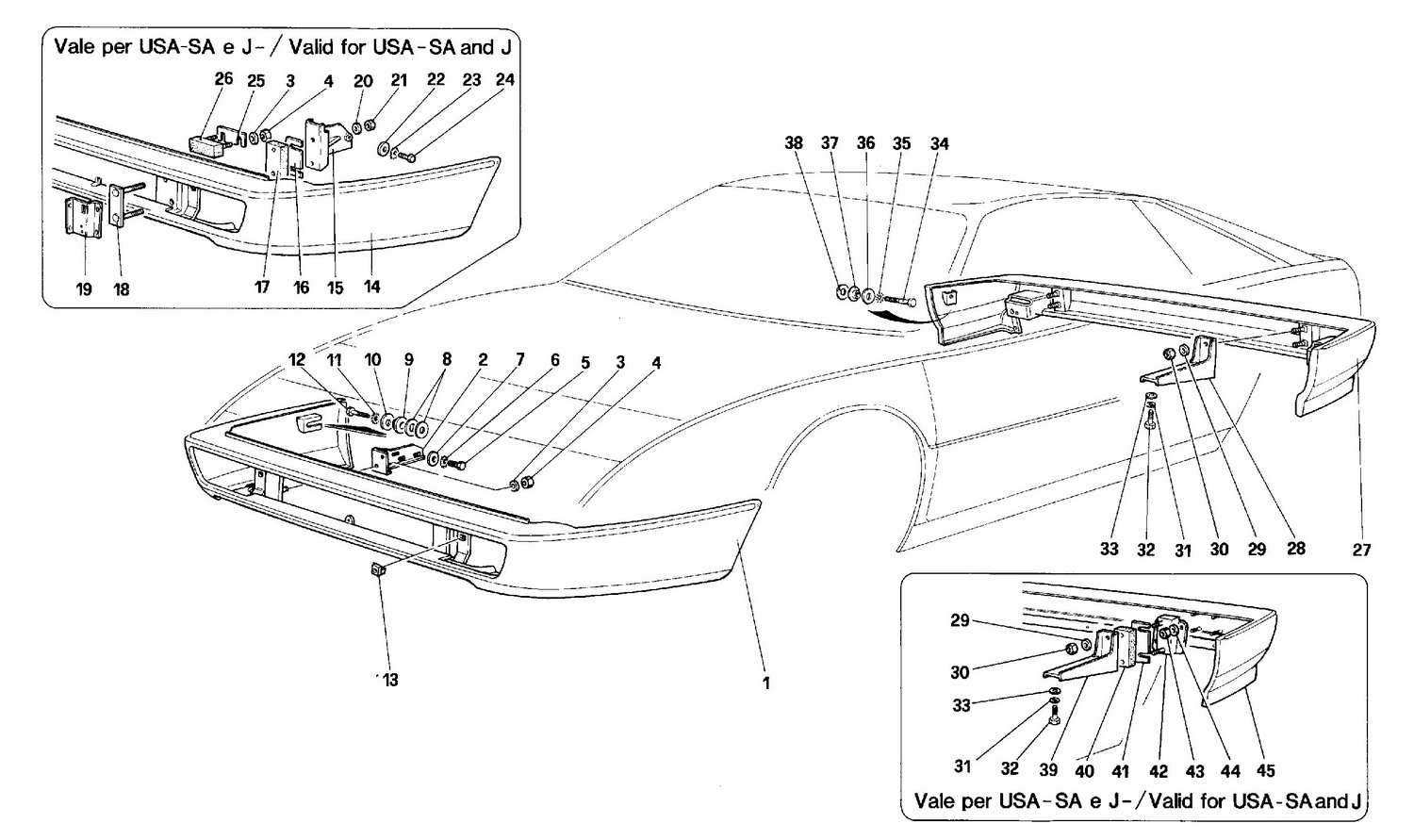 Schematic: Bumpers