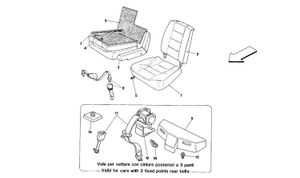 Seats And Rear Safety Belts - Cabriolet-