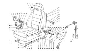 Front Seats -Not For Passive Belts-