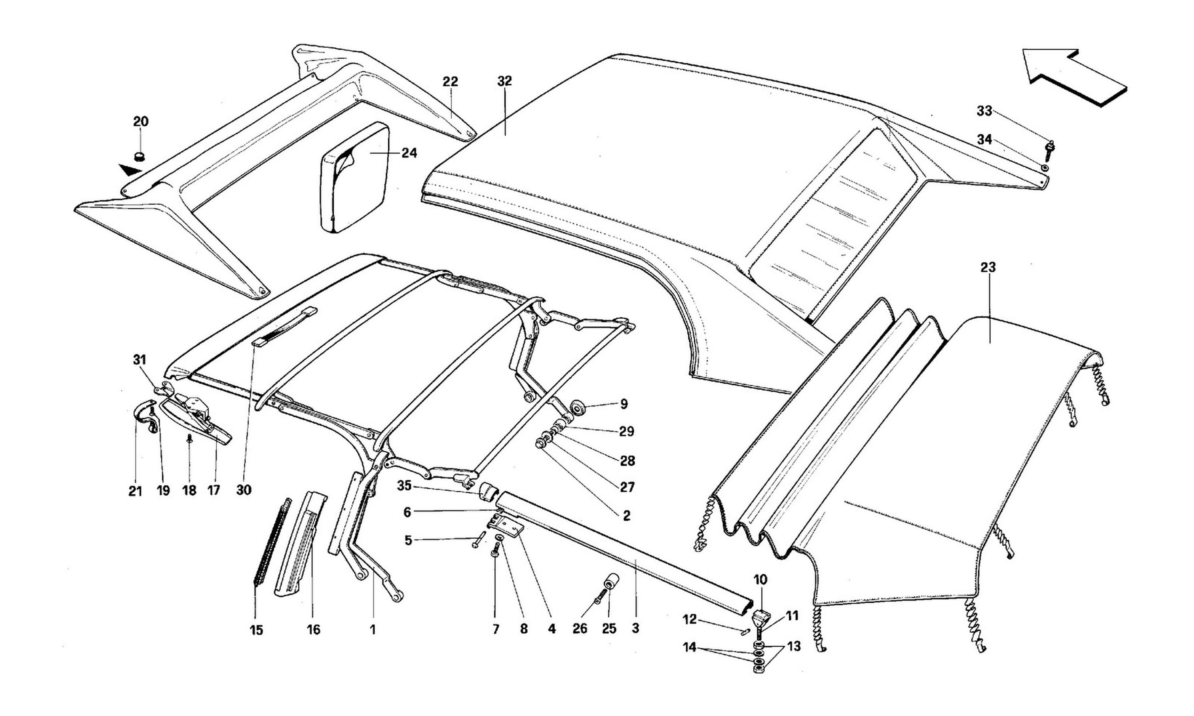 Schematic: Top - Cabriolet -