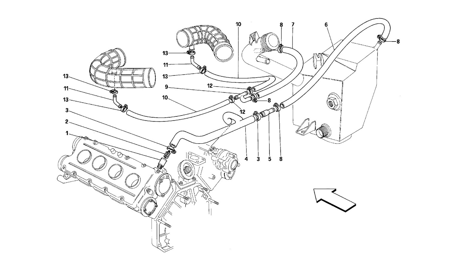 Schematic: Blow-By System