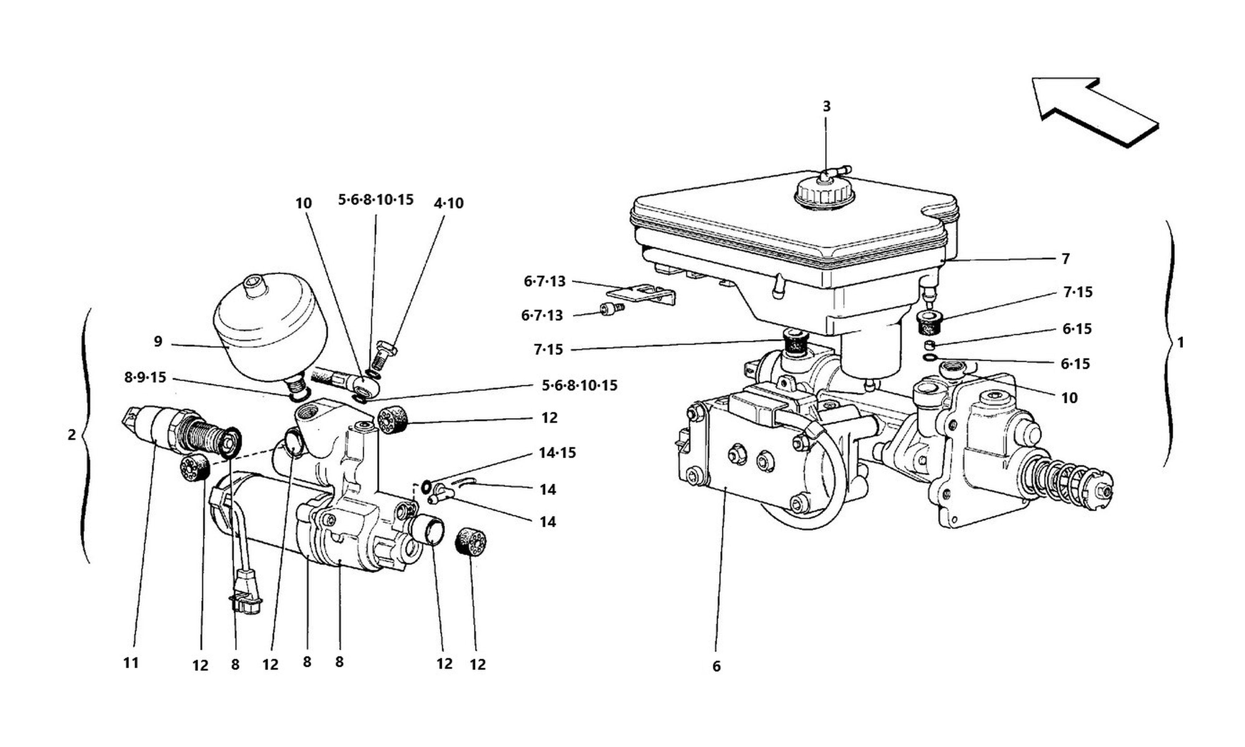 Schematic: Hydraulic System For Antiskid