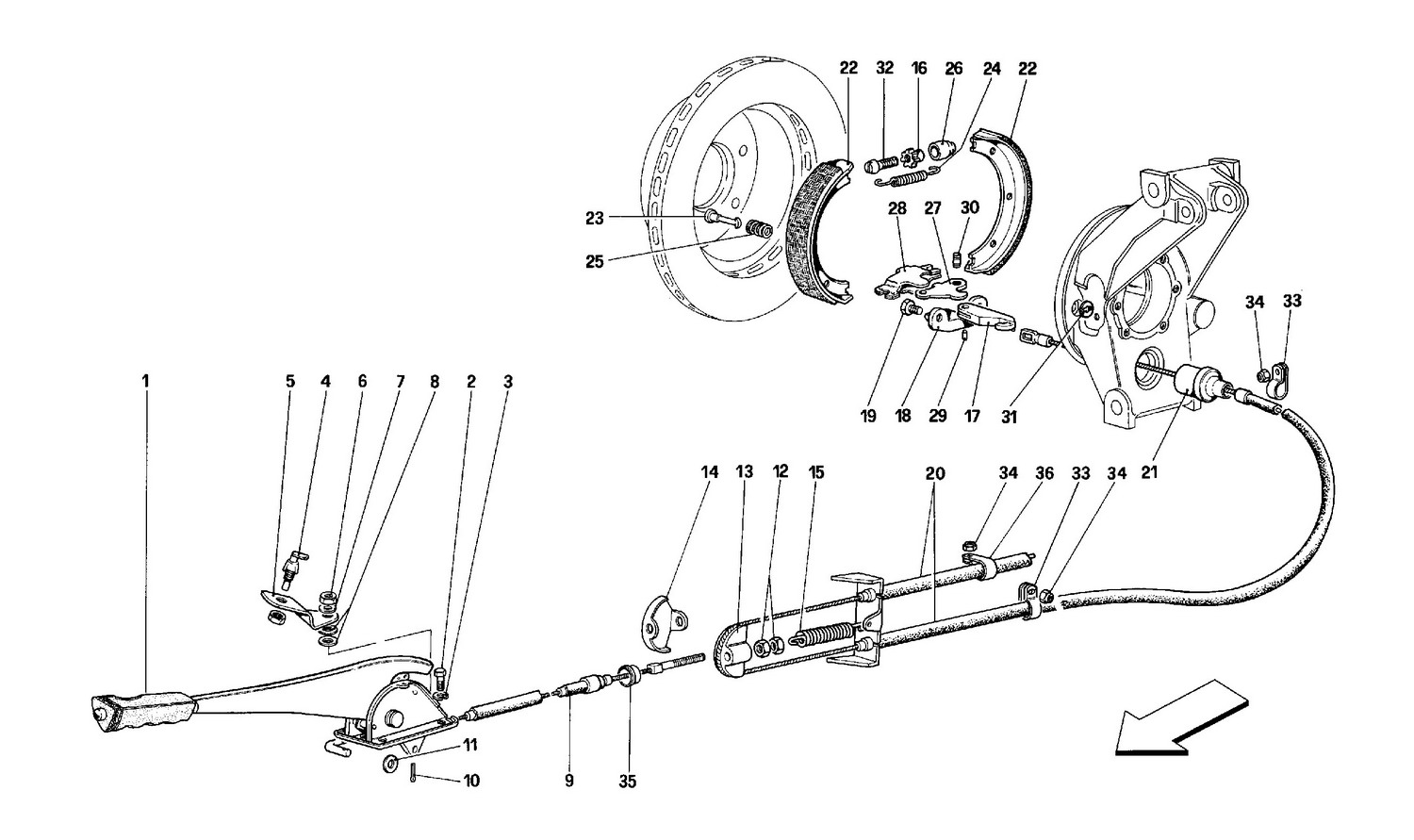 Schematic: Hand-Brake Control