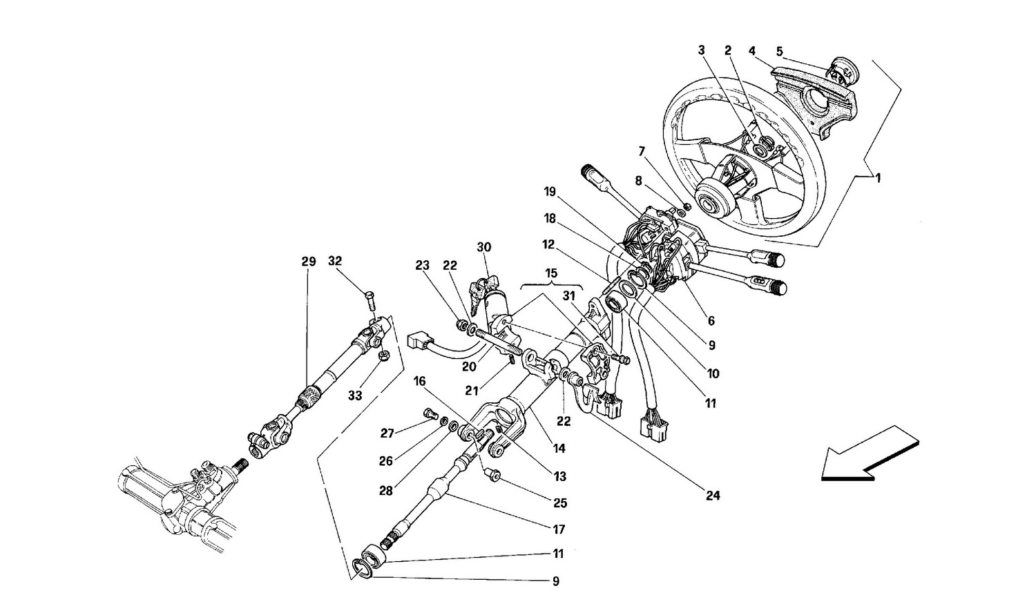 Schematic: Steering Column