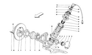 Front Susp. - Shock Absorber And Brake Disc