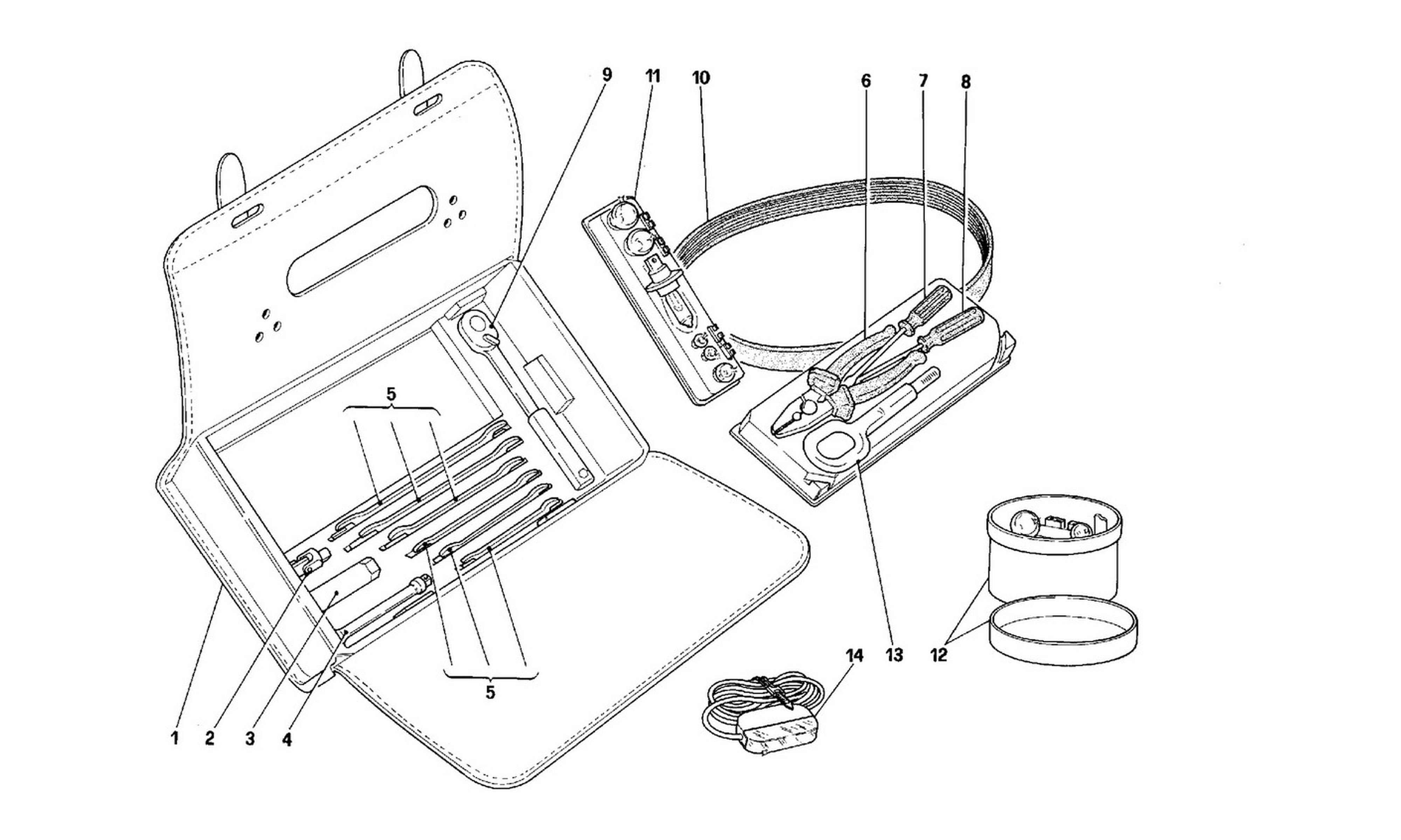 Schematic: Equipment - Horizontal Bag