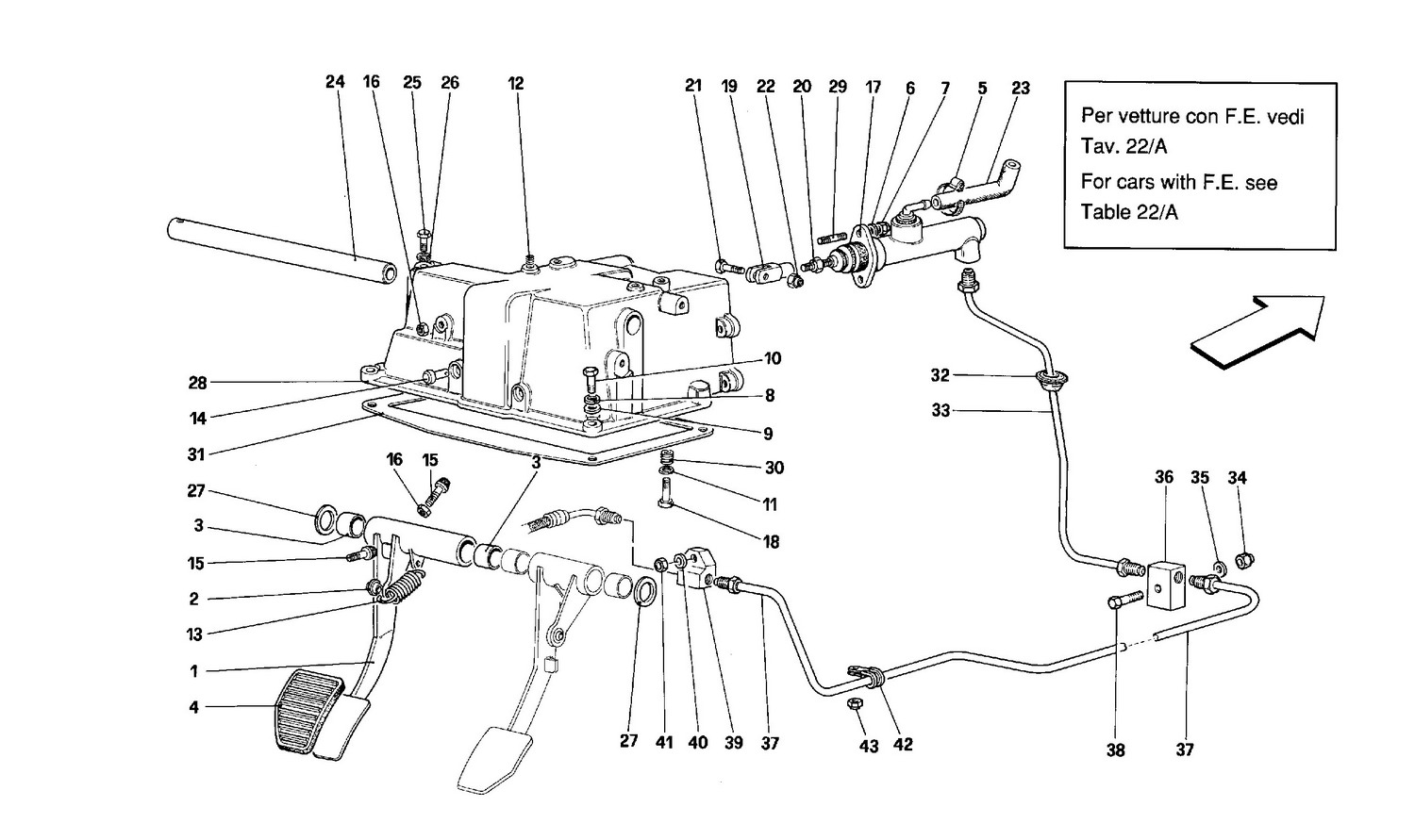 Schematic: Clutch Release Control -Valid For Rhd