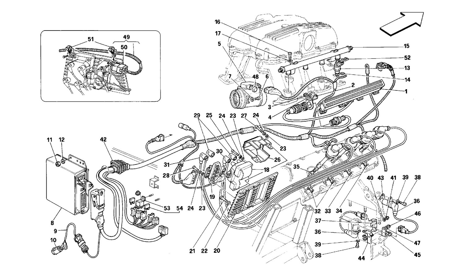 Schematic: Engine Ignition -Motronic 2.7-