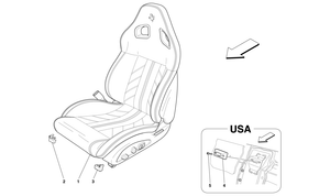 Complete Front Seat And Seat Belts