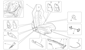 Front Racing Seat - Guides And Adjustment Mechanisms