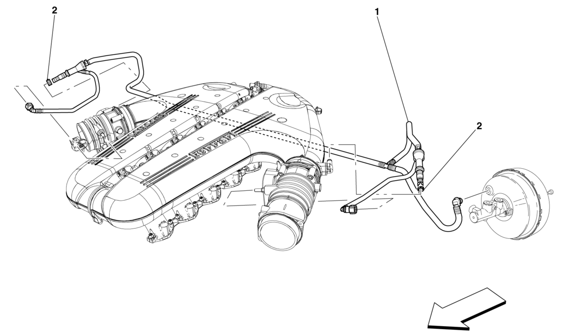 Schematic: Servo Brake-System