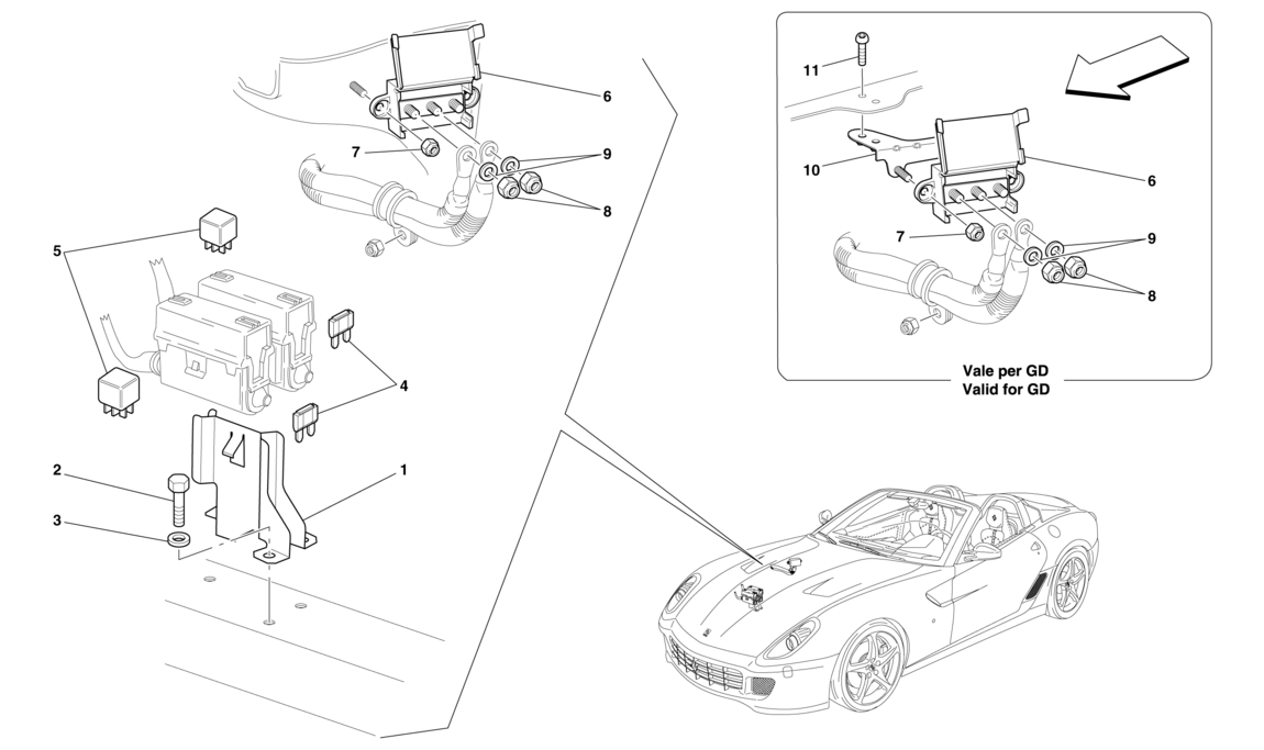 Schematic: Engine Compartment Ecus