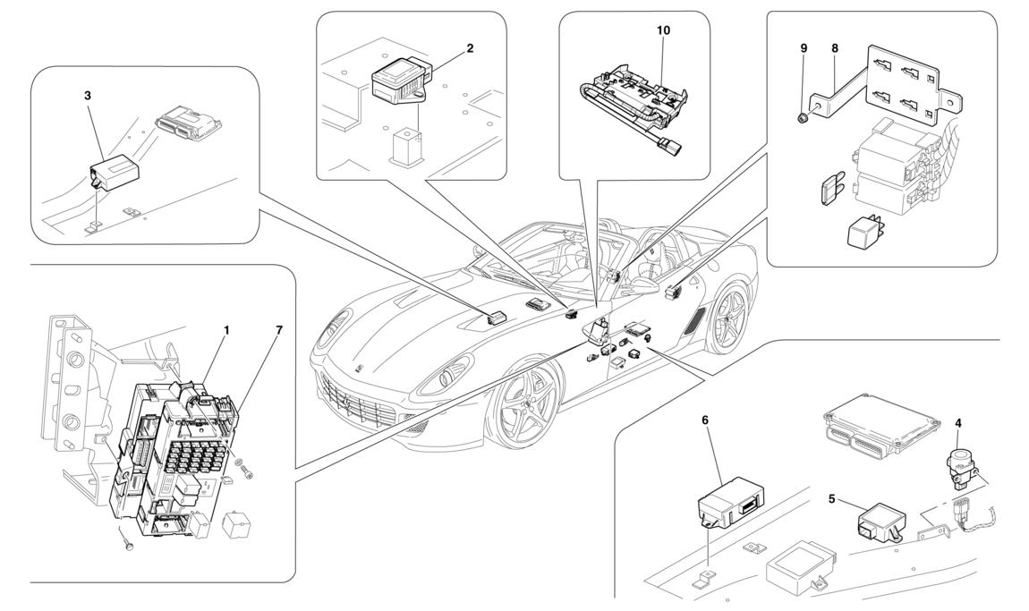 Schematic: Passenger Compartment Ecus