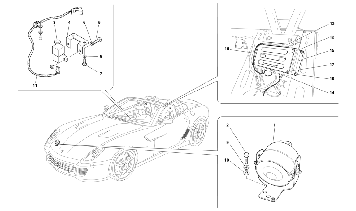 Schematic: Antitheft System Ecus And Devices