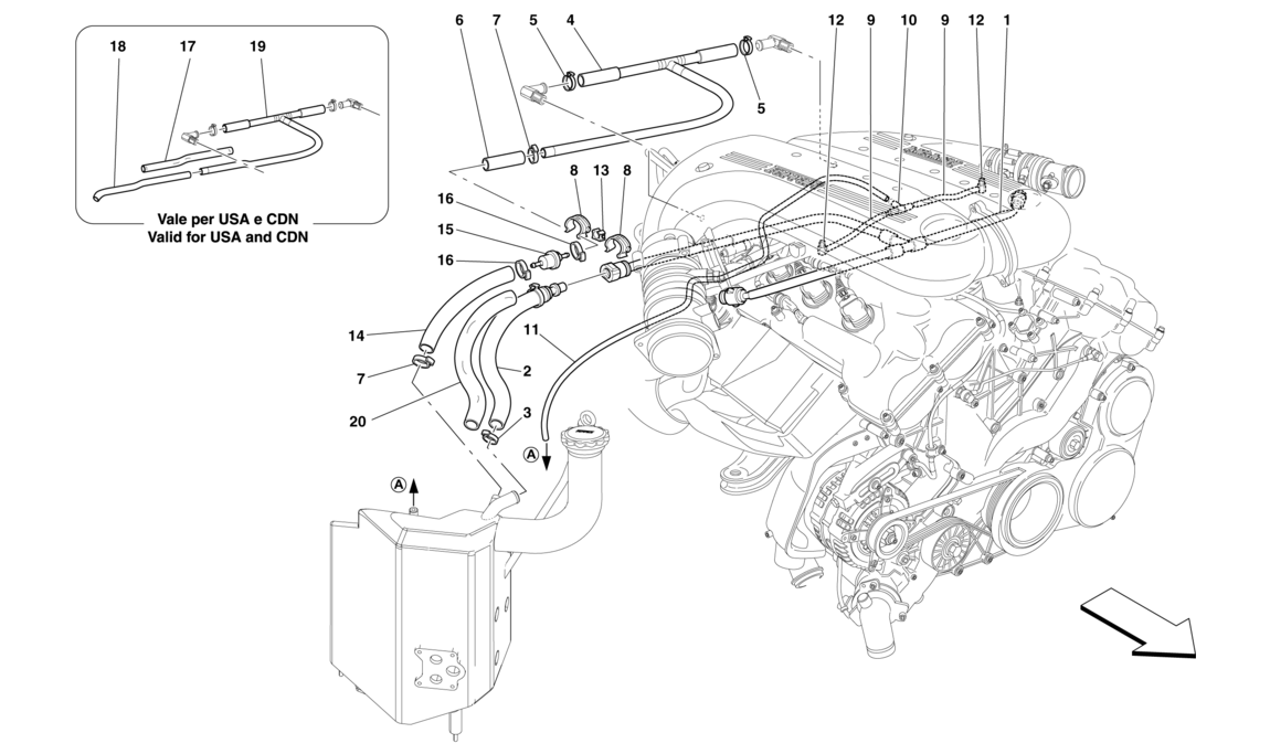 Schematic: Blow-By System