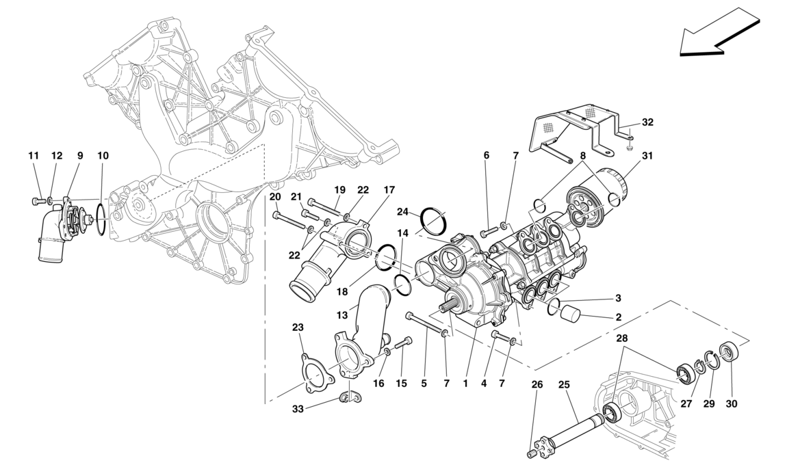 Schematic: Oil / Water Pump