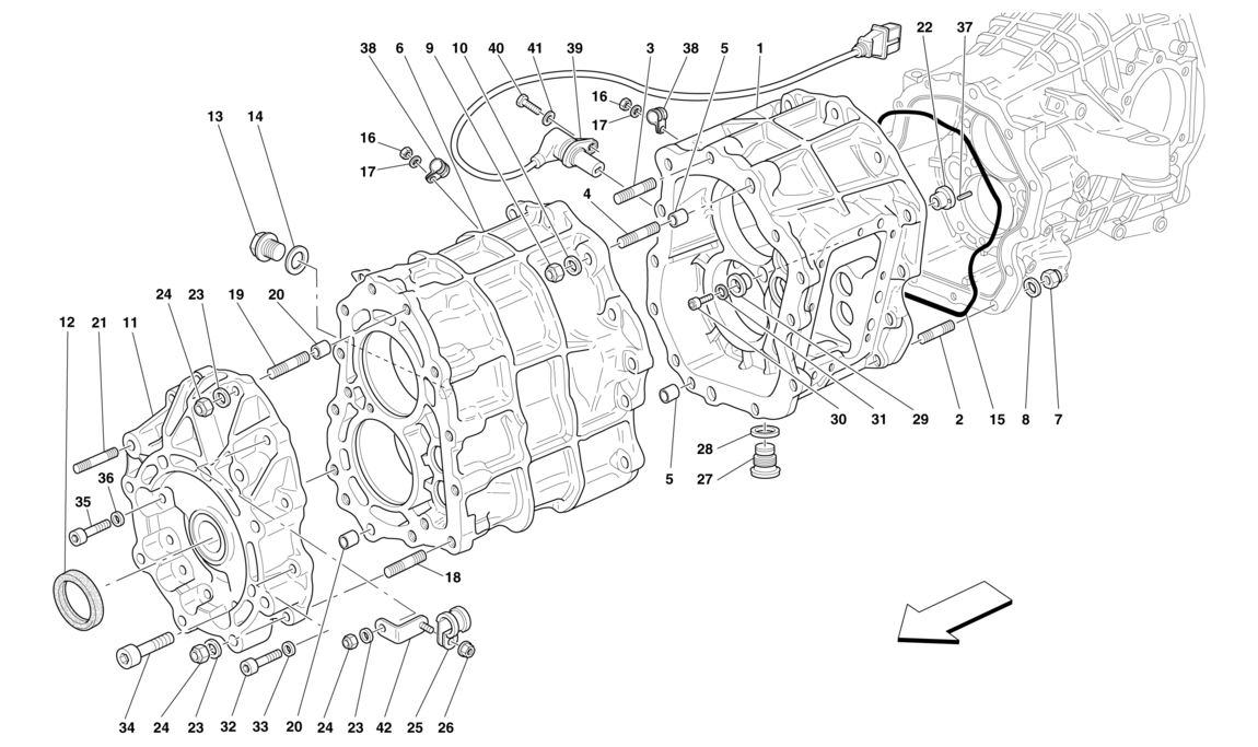 Schematic: Gearbox Housing