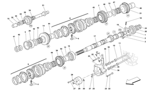 Primary Gearbox Shaft Gears And Gearbox Oil Pump