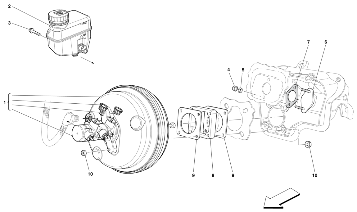 Schematic: Hydraulic Brake And Clutch Control