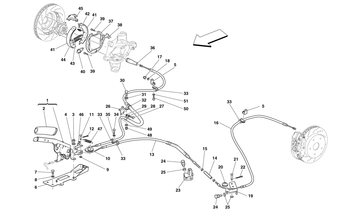 Schematic: Parking Brake Control