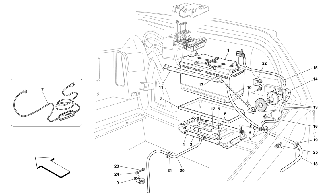 Schematic: Battery