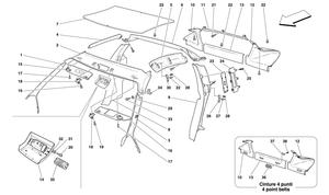 Headliner Trim And Accessories -Not For Spider 16M-