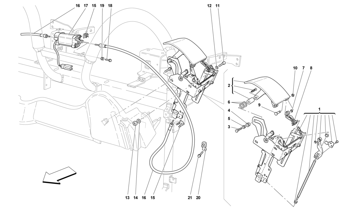 Schematic: Roof Control And Flap -Applicable For Spider 16M-