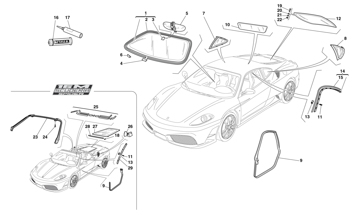 Schematic: Screens, Windows And Seals