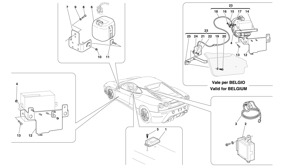 Schematic: Antitheft System Ecus And Devices