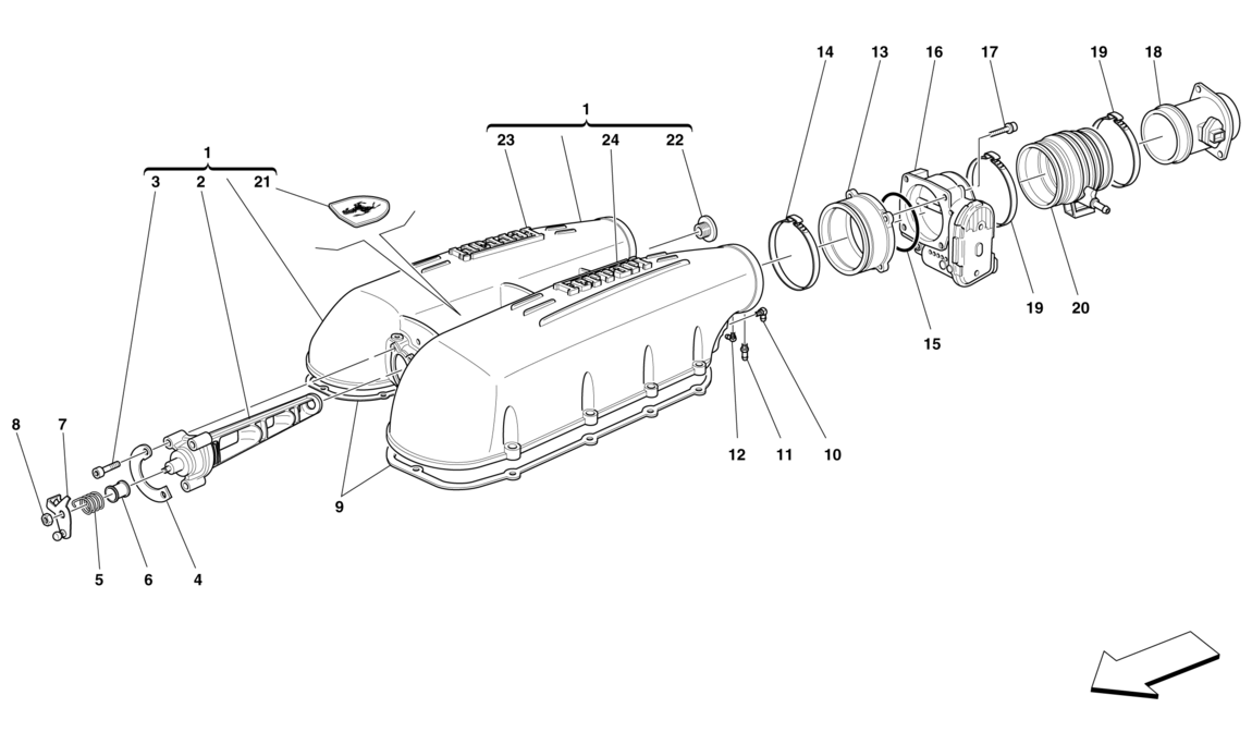 Schematic: Intake Manifold Cover