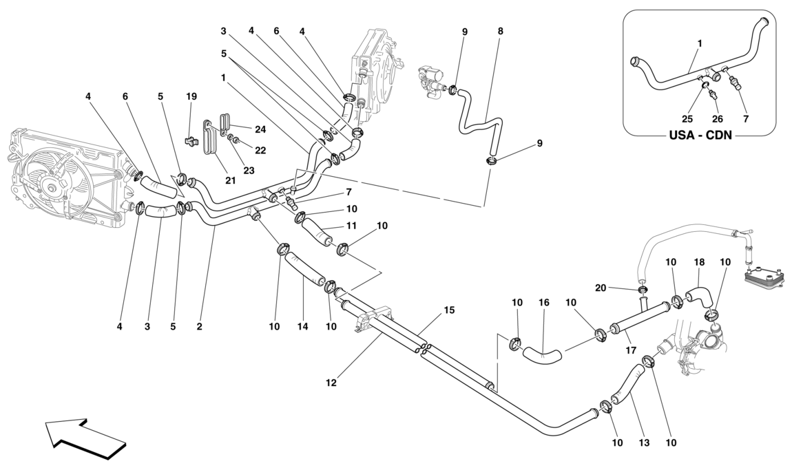 Schematic: Cooling System