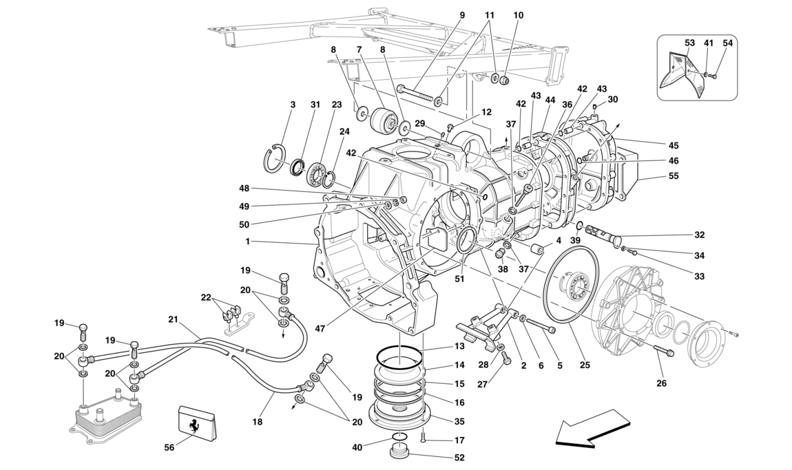 Schematic: Gearbox - Covers