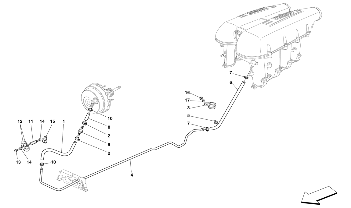 Schematic: Servo Brake-System