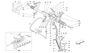 Hydraulic Power Steering Box And Serpentine Coil