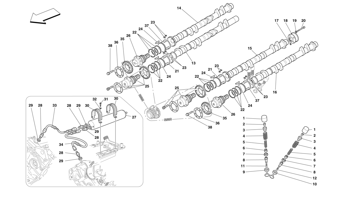 Schematic: Timing System - Tappets