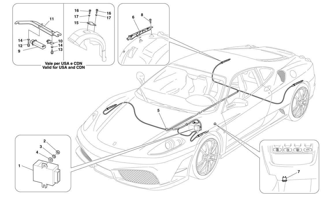 Schematic: Tyre Pressure Monitoring System -Optional-