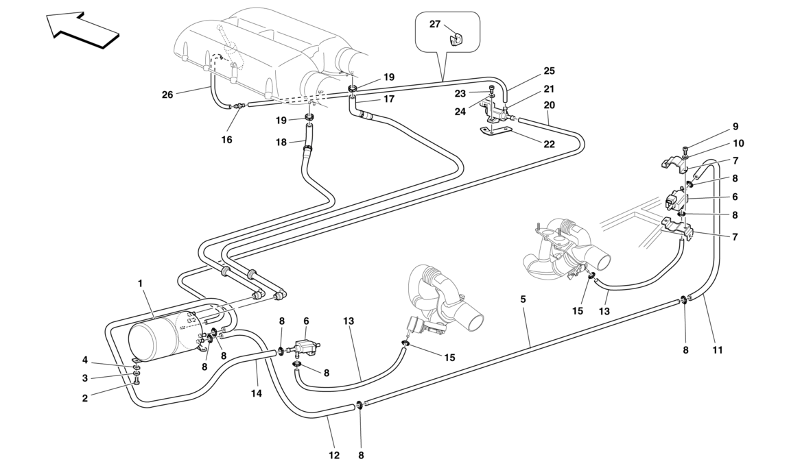 Schematic: Pneumatic Actuator System