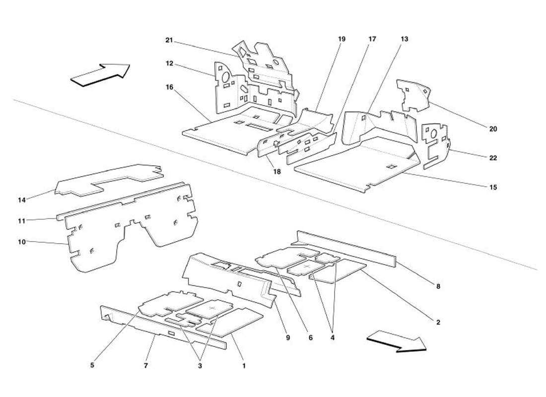 Schematic: Passengers Compartment Insulations -Valid For Gd-