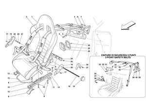 Racing Seat-4 Point Belts