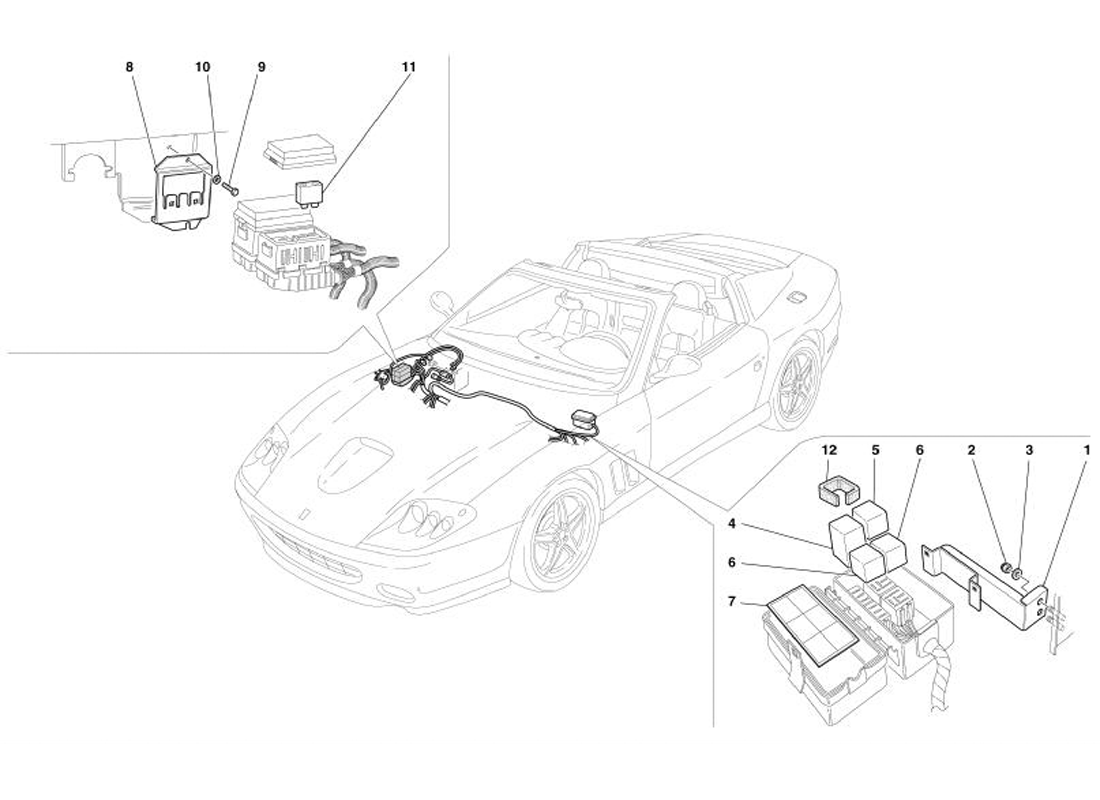 Schematic: Motor Compartments Control Stations