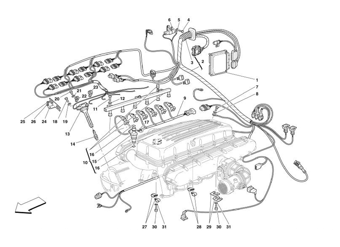 Schematic: Injection - Ignition Device