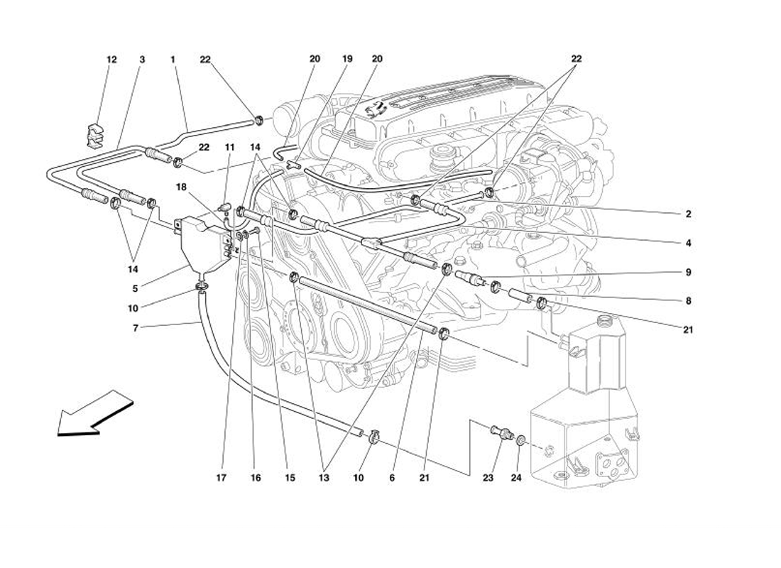 Schematic: Blow - By System