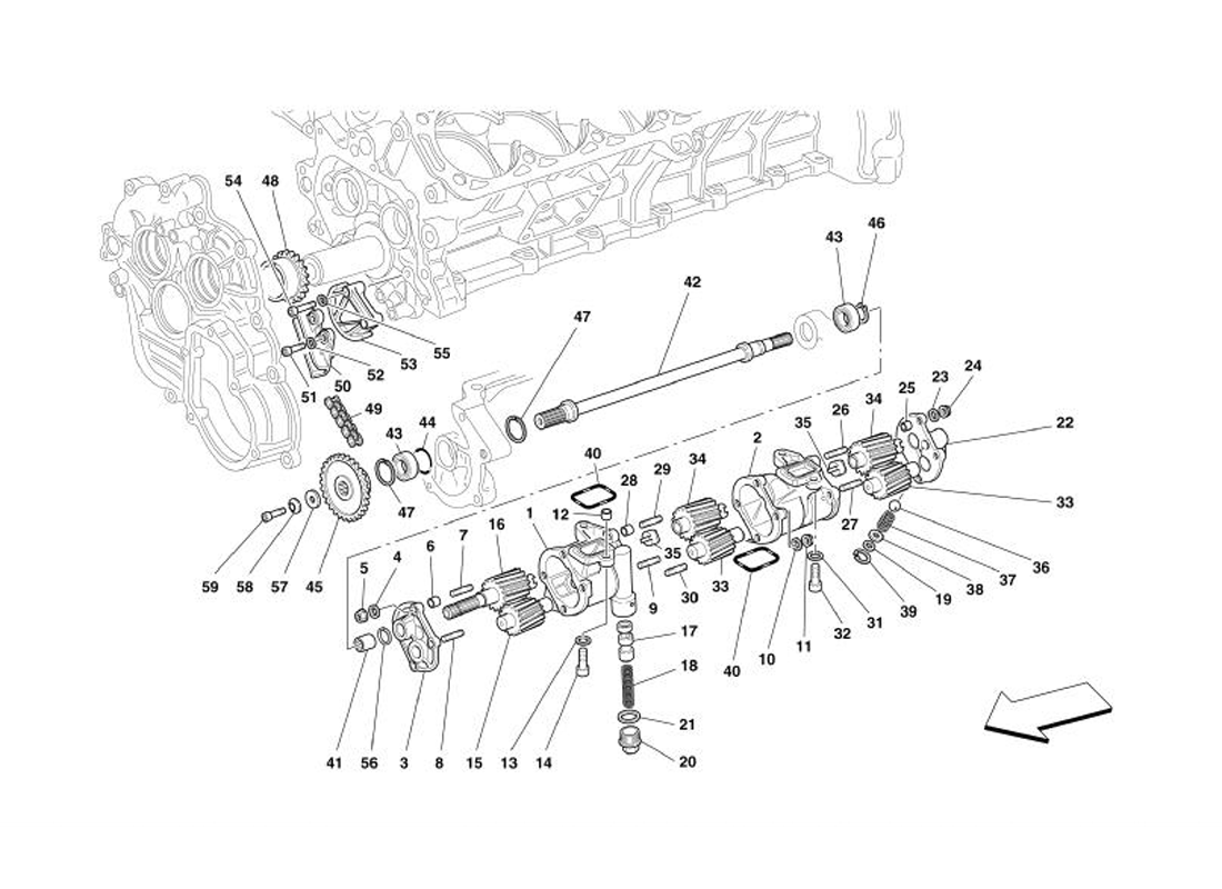 Schematic: Lubrication - Oil Pumps