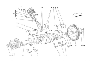 Driving Shaft - Connecting Rods And Pistons