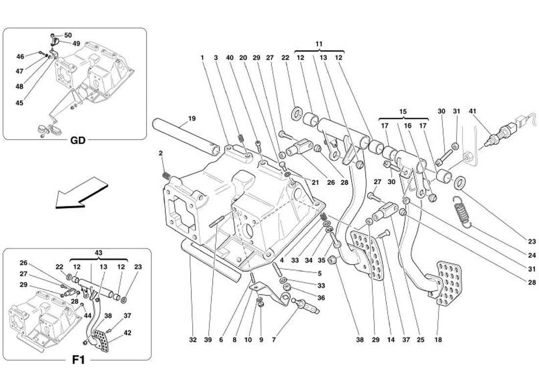 Schematic: Pedals