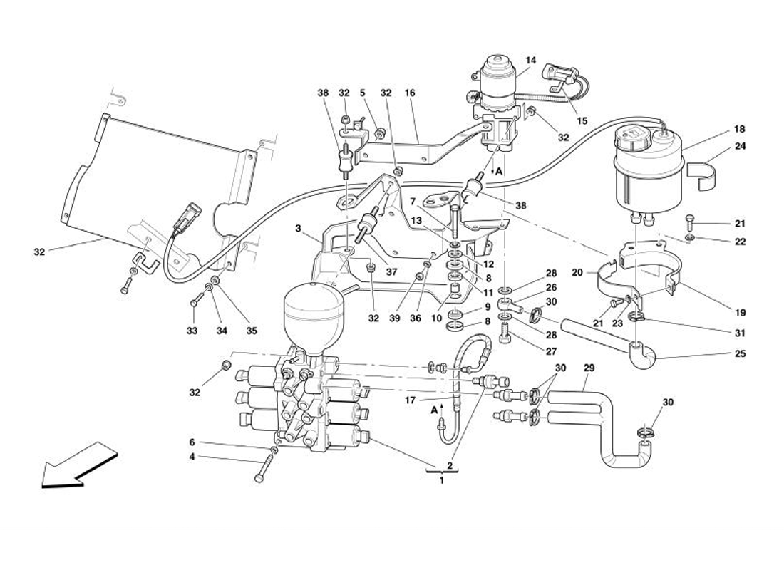 Schematic: Power Unit And Tank -Valid For F1-