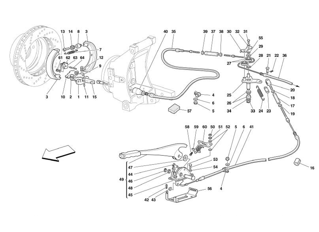 Schematic: Hand-Brake Control