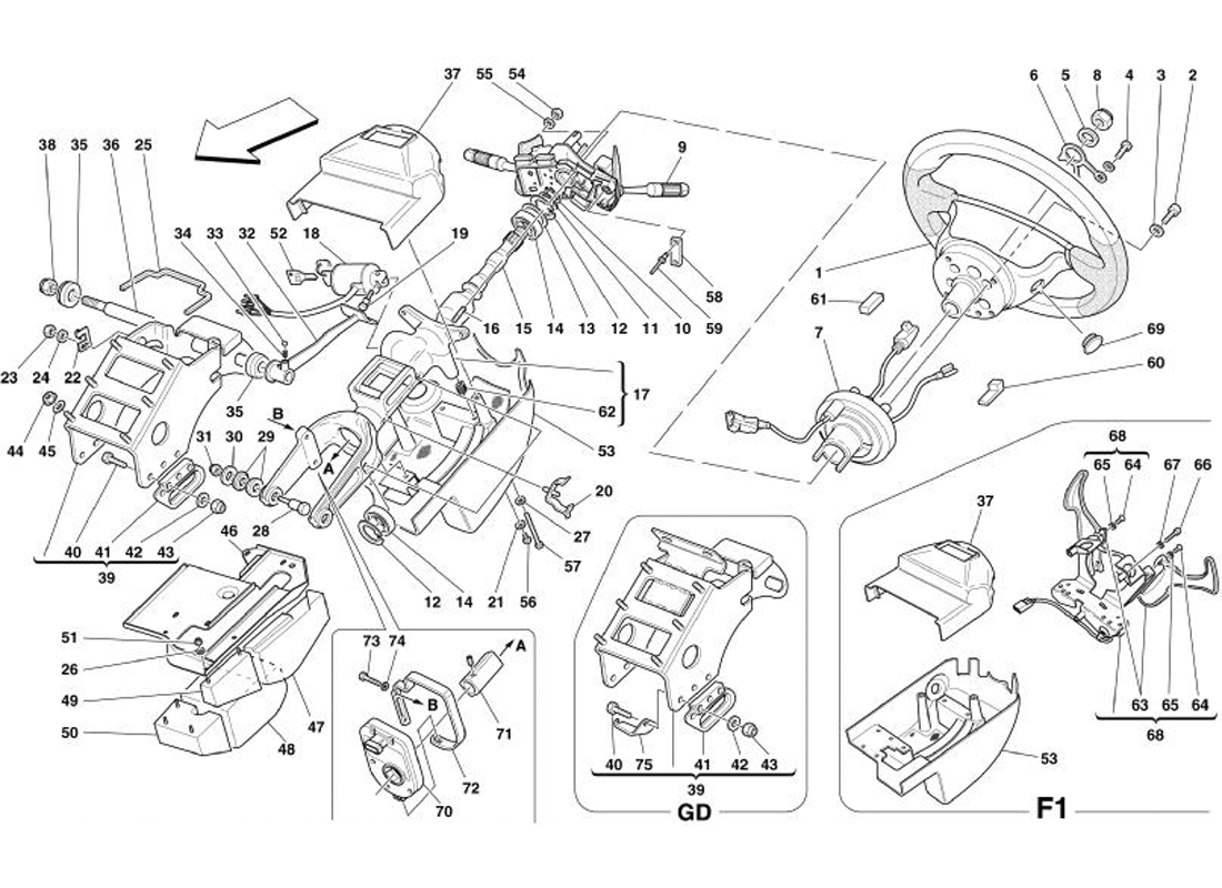 Schematic: Steering Column