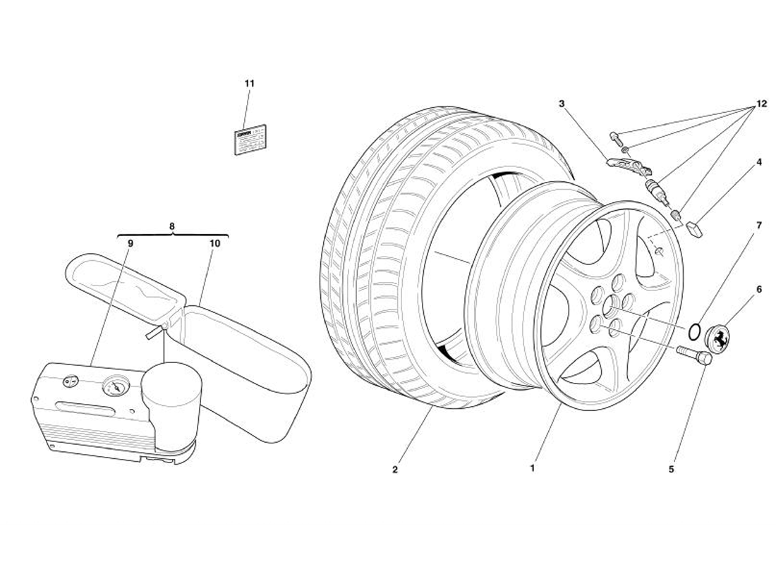 Schematic: Wheels