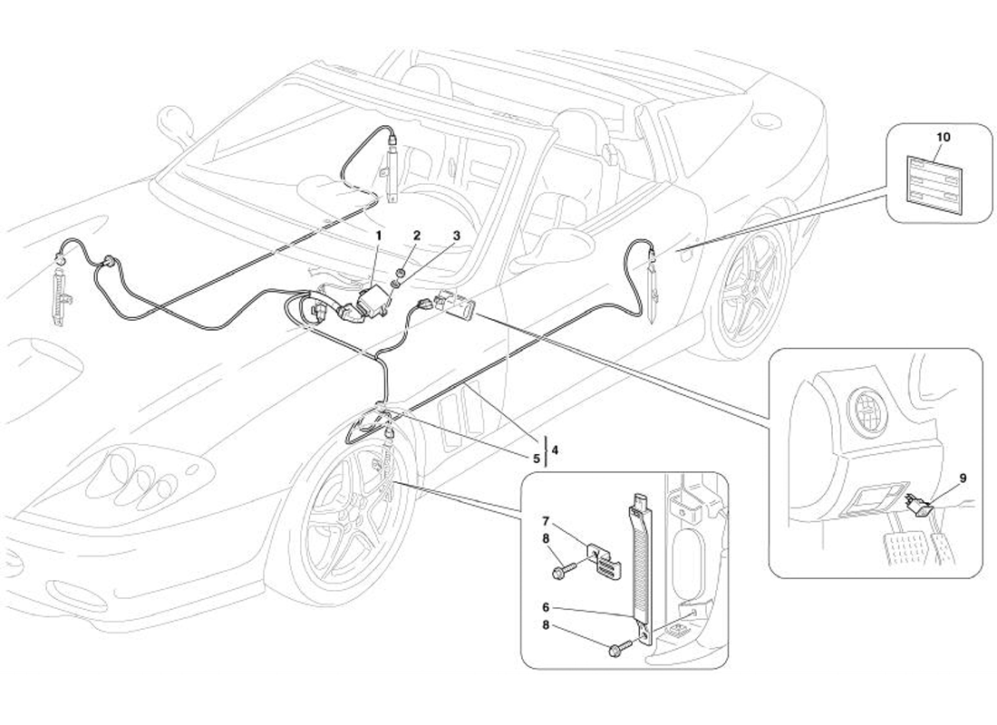 Schematic: Tyres Pressure Control System -Not For J-